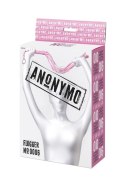 Anonymo pejcz z zamszu i skóry PU, różowy, 64 cm