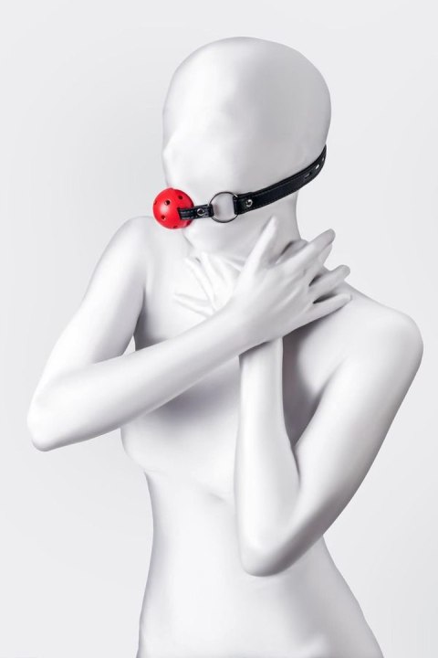 Anonymo - Knebel z tworzywa ABS, czerwony, 64 cm