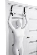 Anonymo – Eleganckie Wiązania na Ręce do Drzwi, Srebrne, 23 cm