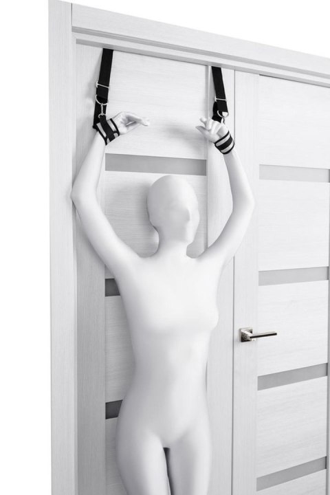 Anonymo – Eleganckie Wiązania na Ręce do Drzwi, Srebrne, 23 cm