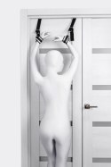 Anonymo – Eleganckie Wiązania na Ręce do Drzwi, Srebrne, 23 cm
