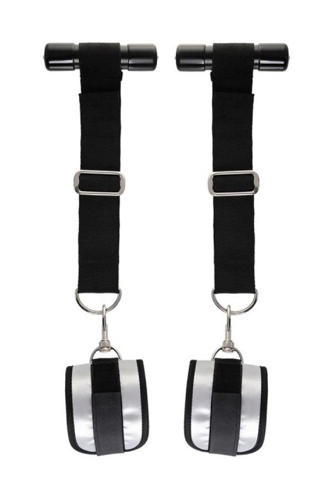 Anonymo – Eleganckie Wiązania na Ręce do Drzwi, Srebrne, 23 cm
