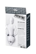 Anonymo Kajdanki z Naturalnej Skóry, Czarne