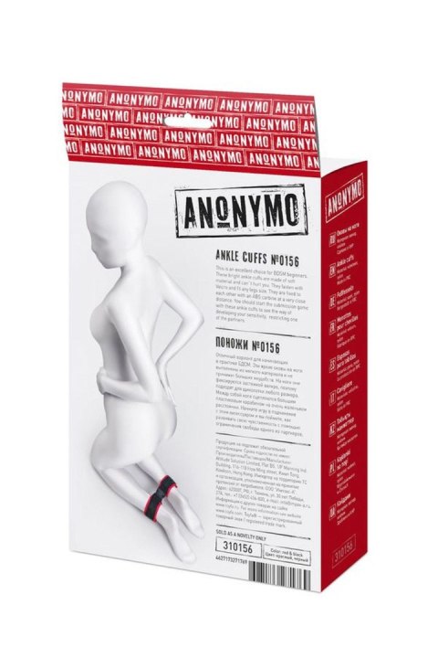 Kajdanki Anonymo z Czerwonego Weluru, 29 cm