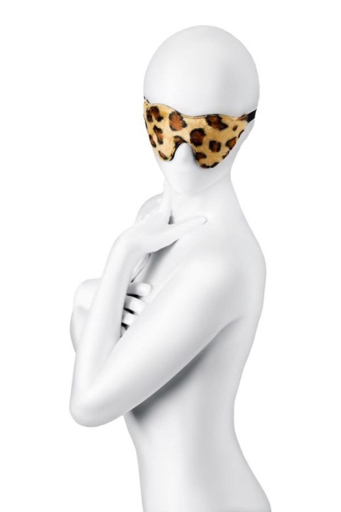 Maska Anonymo ze skóry PU, 26 cm