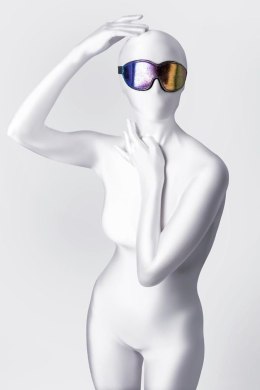 Maska Anonymo PVC z Nadrukiem, 27,5 cm