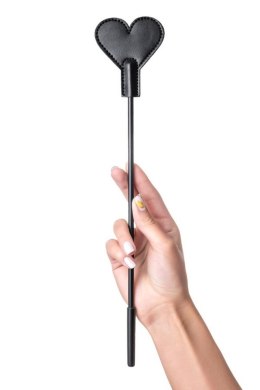 Anonymo – elegancki bat ze skóry PU, 35 cm, czarny