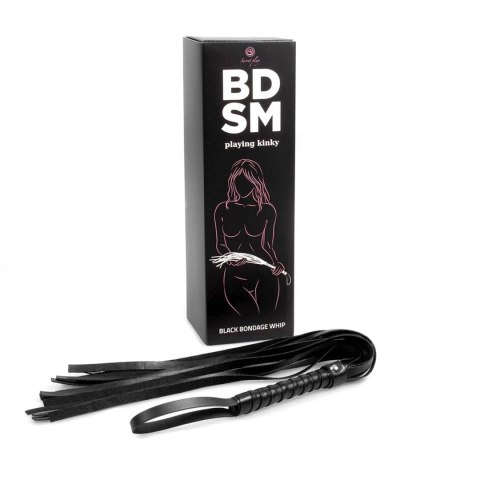 Elegancki Pejcz BDSM Black Bondage