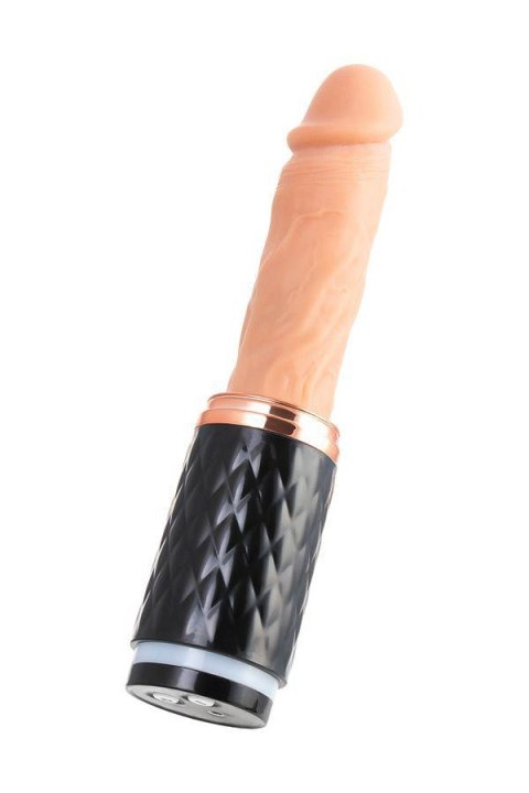 Luksusowa maszyna rozkoszy Sekster MotorLovers, czarny ABS, 29 cm