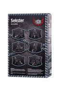 Luksusowa maszyna rozkoszy Sekster MotorLovers, czarny ABS, 29 cm
