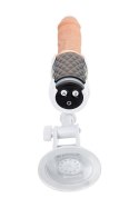 Luksusowa maszyna rozkoszy Sekster MotorLovers, czarny ABS, 29 cm