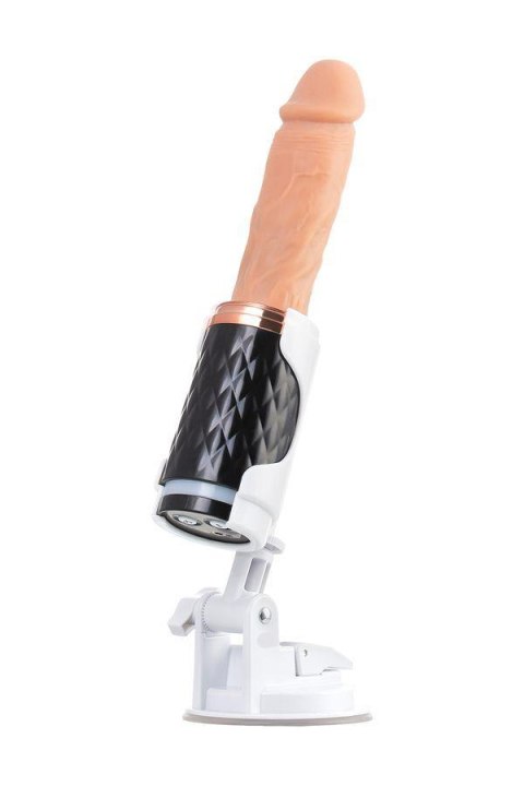 Luksusowa maszyna rozkoszy Sekster MotorLovers, czarny ABS, 29 cm