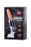 Luksusowa maszyna rozkoszy Sekster MotorLovers, czarny ABS, 29 cm