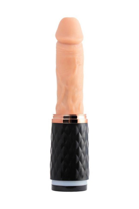 Luksusowa maszyna rozkoszy Sekster MotorLovers, czarny ABS, 29 cm