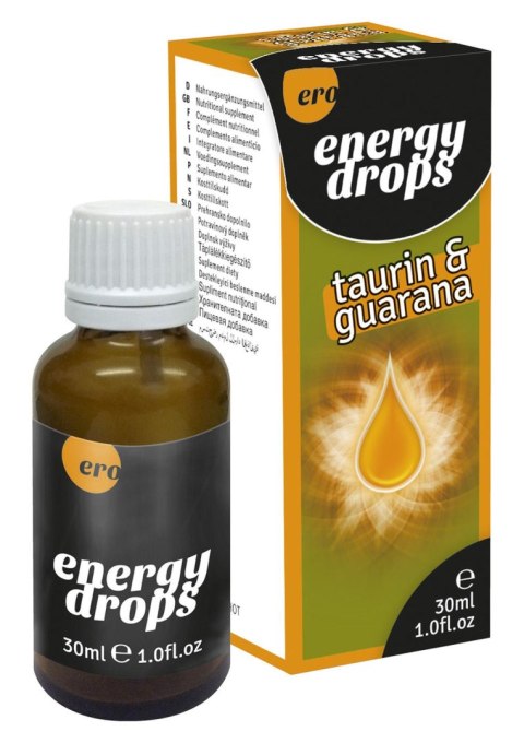 Energetyzujące Krople Libido Energy Drops z Tauryną i Guaraną 30ml (dla Niej i Niego)