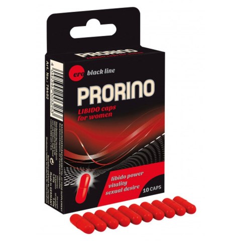 Prorino dla Kobiet – Kapsułki na Libido, Czarna Linia (10 szt.)