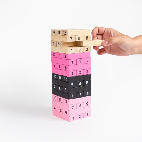 Wieża Pożądania i Pikantne Domino - Drewniana Gra Erotyczna