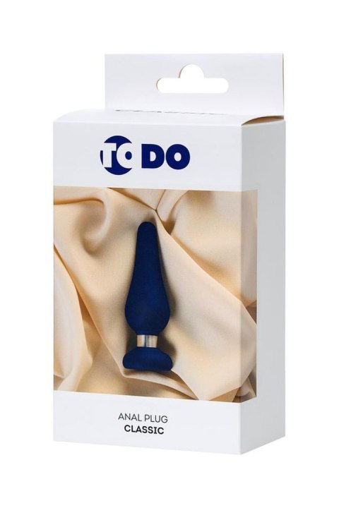 ToDo Klasyczny Plug Analny – Niebieski M