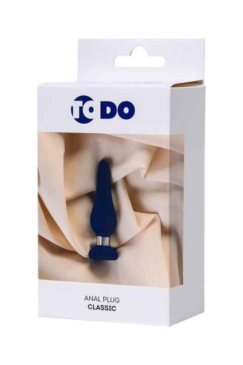 Elegancka Zatyczka Analna ToDo Classic – Niebieska (S)