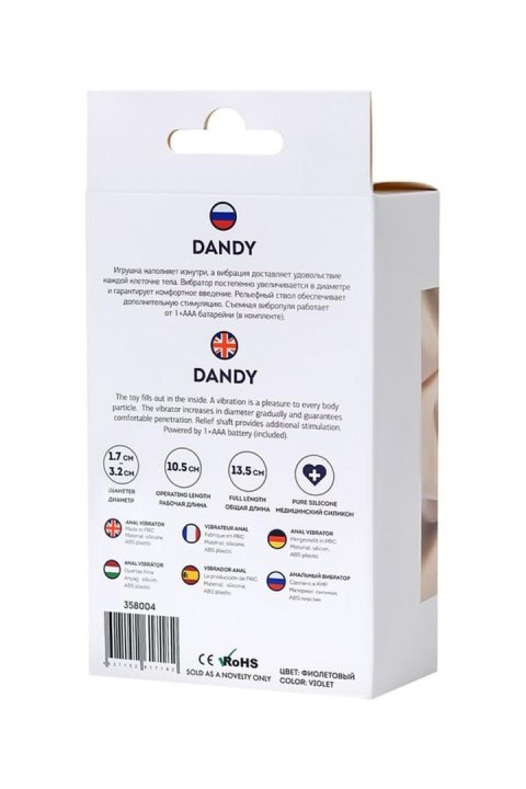 Dandy – Luksusowy Wibrator Analny
