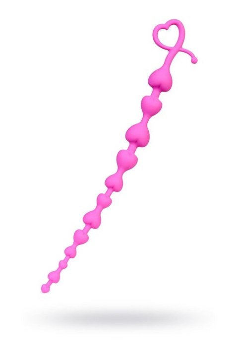 ToDo Sweety Pink – Długie Kulki Analne w Kształcie Serduszek