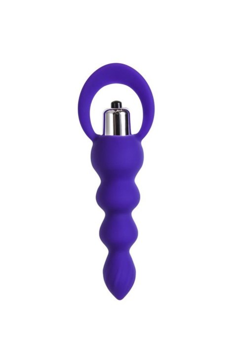 ToDo by Toyfa Anal Plug Twisty, silikonowy, fioletowy, 14 cm, Ø 3.2 cm