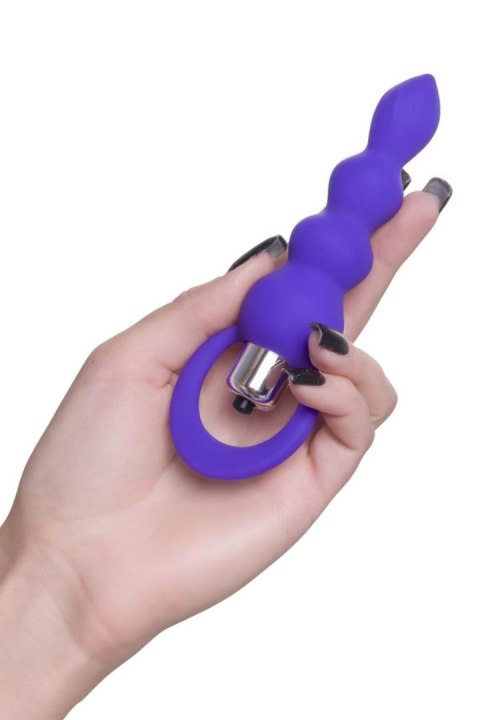 ToDo by Toyfa Anal Plug Twisty, silikonowy, fioletowy, 14 cm, Ø 3.2 cm