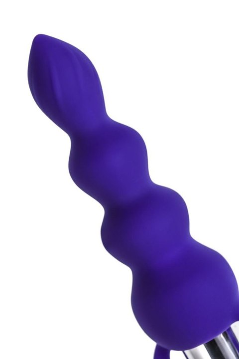 ToDo by Toyfa Anal Plug Twisty, silikonowy, fioletowy, 14 cm, Ø 3.2 cm