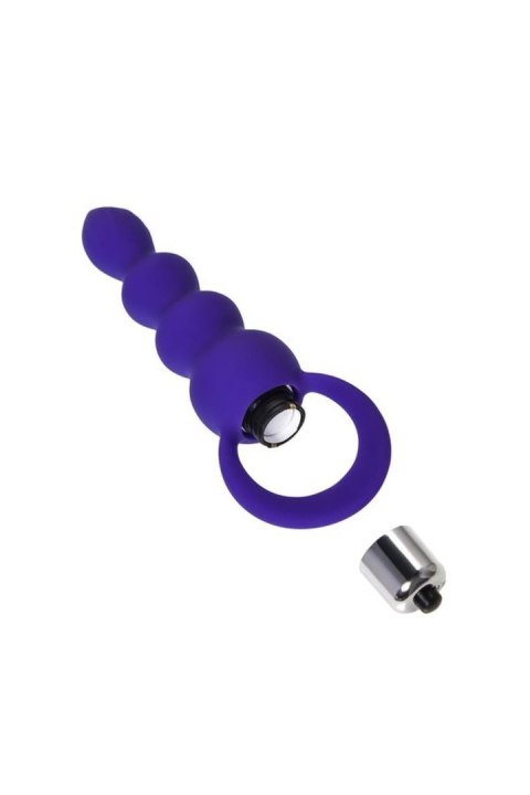 ToDo by Toyfa Anal Plug Twisty, silikonowy, fioletowy, 14 cm, Ø 3.2 cm