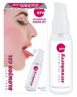 Zmysłowy Żel Stymulujący HOT do Pieszczot Oralnych o Smaku Truskawkowym 50ml