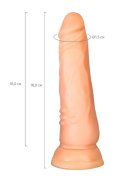 A-TOYS, Realistyczne Dildo z TPE, Kolor Cielisty, 16.8 cm
