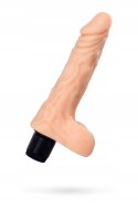 A-TOYS, Realistyczny wibrator z wieloma trybami wibracji, TPE, 14 cm
