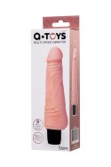 A-TOYS, Realistyczny wibrator wieloprzędny, TPE, 15,5 cm