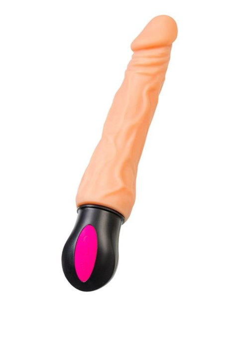 A-TOYS Realistyczny wibrator z podgrzewaniem, 12 trybów, giętki, TPE, ładowany USB
