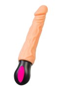 A-TOYS Realistyczny wibrator z podgrzewaniem, 12 trybów, giętki, TPE, ładowany USB