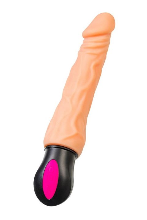 A-TOYS Realistyczny wibrator z podgrzewaniem, 12 trybów, giętki, TPE, ładowany USB