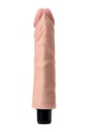 A-TOYS, Realistyczny wibrator TPE z płynną regulacją intensywności, 19 cm
