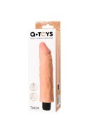 A-TOYS, Realistyczny wibrator TPE z płynną regulacją intensywności, 19 cm