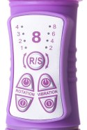 A-TOYS High-Tech Fantasy – Wibrator z rotacją i stymulatorem łechtaczki