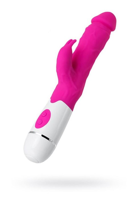 Wibrator A-TOYS Mist, silikonowy, różowy, 25.4 cm
