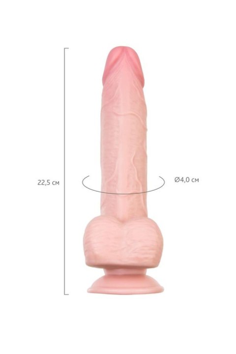 Dildo My Babe RealStick – cieliste, 22,5 cm (TPE)