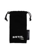 TOYFA Złoty Metalowy Korek Analny z Białym Okrągłym Kryształem, Długość 7 cm, Średnica 2-3,5 cm, Waga 140 g