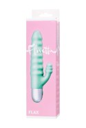 Zmysłowy Wibrator Relief Flovetta Flax z Silikonu Miętowego – 17,5 cm Intensywnej Stymulacji Łechtaczki