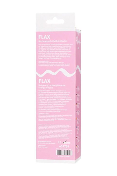 Zmysłowy Wibrator Relief Flovetta Flax z Silikonu Miętowego – 17,5 cm Intensywnej Stymulacji Łechtaczki
