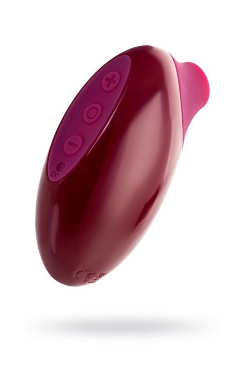 A-Toys Myrty – Luksusowy Stymulator Łechtaczki z Podciśnieniem, Burgundowy, 9,8 cm