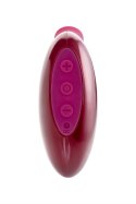A-Toys Myrty – Luksusowy Stymulator Łechtaczki z Podciśnieniem, Burgundowy, 9,8 cm