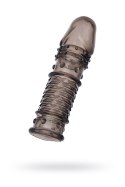 ToyFa XLover – Przedłużka dla mężczyzn, powiększająca, z TPE, przezroczysta czerń, 13,5 cm