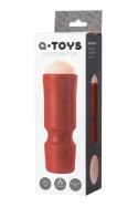 A-TOYS, Kompaktowy Masturbator w Fiolce z Ustami, TPE