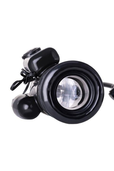 Elegancka przezroczysta pompka do penisa A-TOYS z wibracjami, 22,8 cm