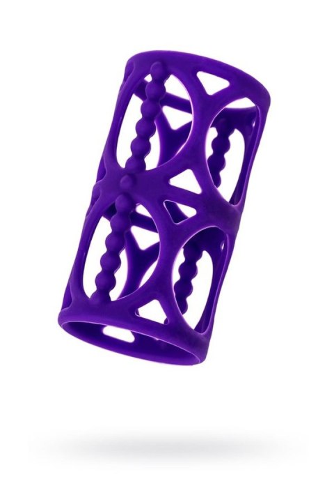 A-TOYS, nakładka na penisa z silikonu, fioletowa, 7,5 cm